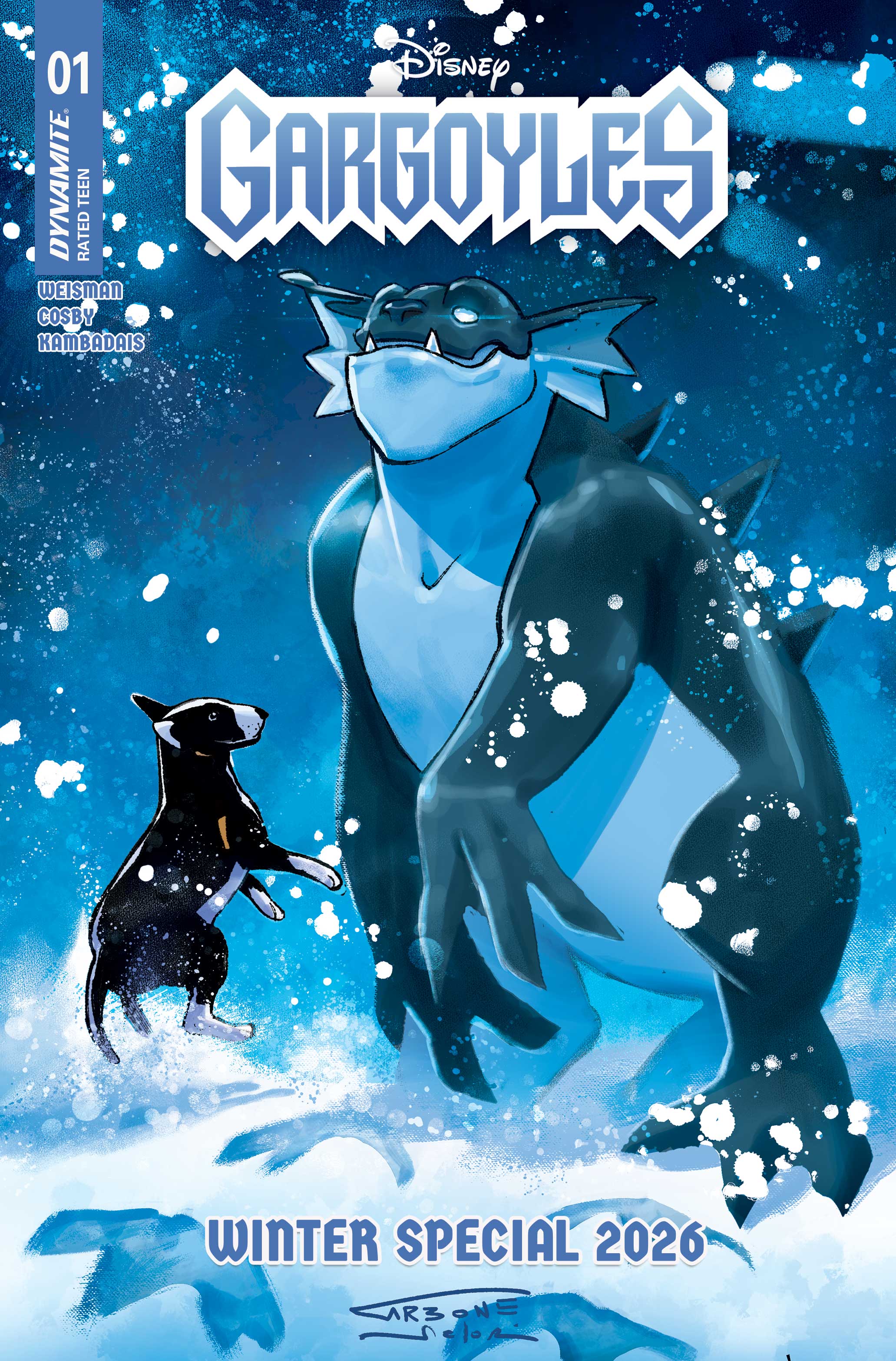 GARGOYLES WINTER SPECIAL 2026 #1 (ONE SHOT) CVR D DOMENICO CARBONE VAR
