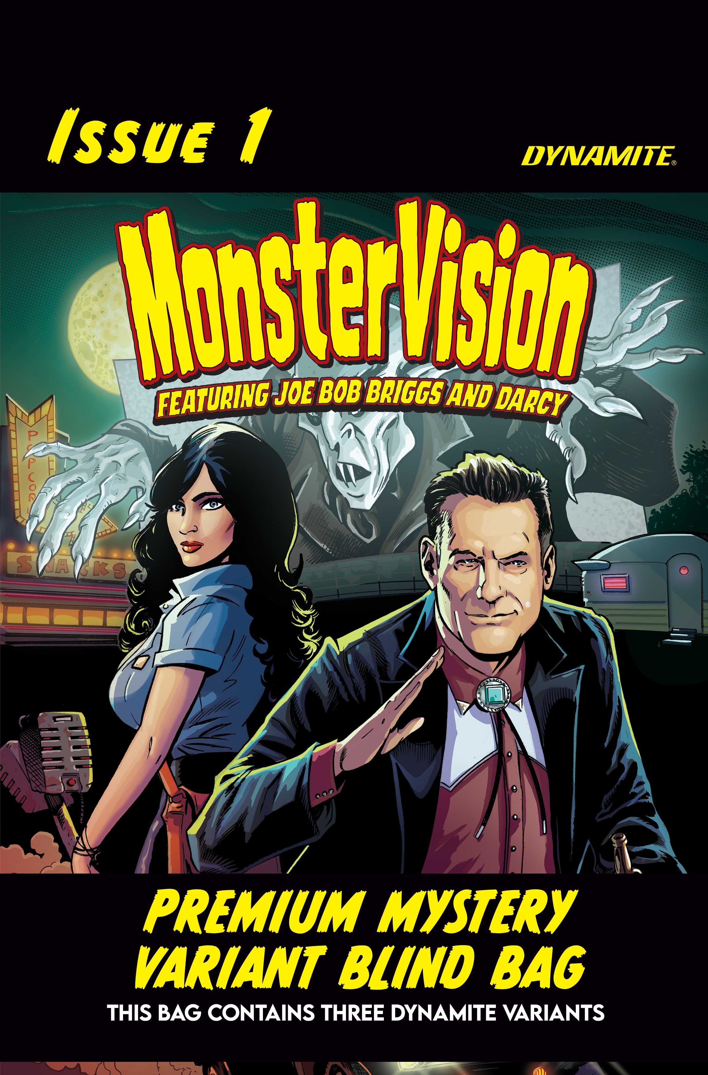 MONSTERVISION FEATURING JOE BOB BRIGGS AND DARCY #1 CVR H PREMIUM MYSTERY BLIND BAG VAR