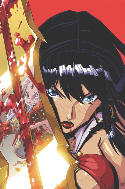 PATHFINDER VAMPIRELLA BLADE OF DARKNESS #3 CVR D STEVEN CUMMINGS METAL PREMIUM VAR