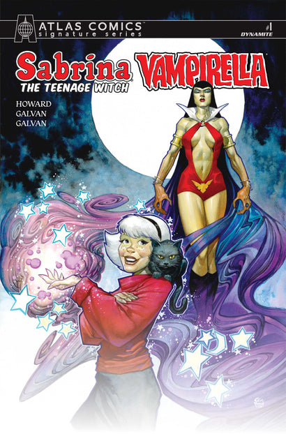 SABRINA THE TEENAGE WITCH VAMPIRELLA #1 CVR L ERIC POWELL ATLAS EDITION SIGNED BY TINI HOWARD VAR