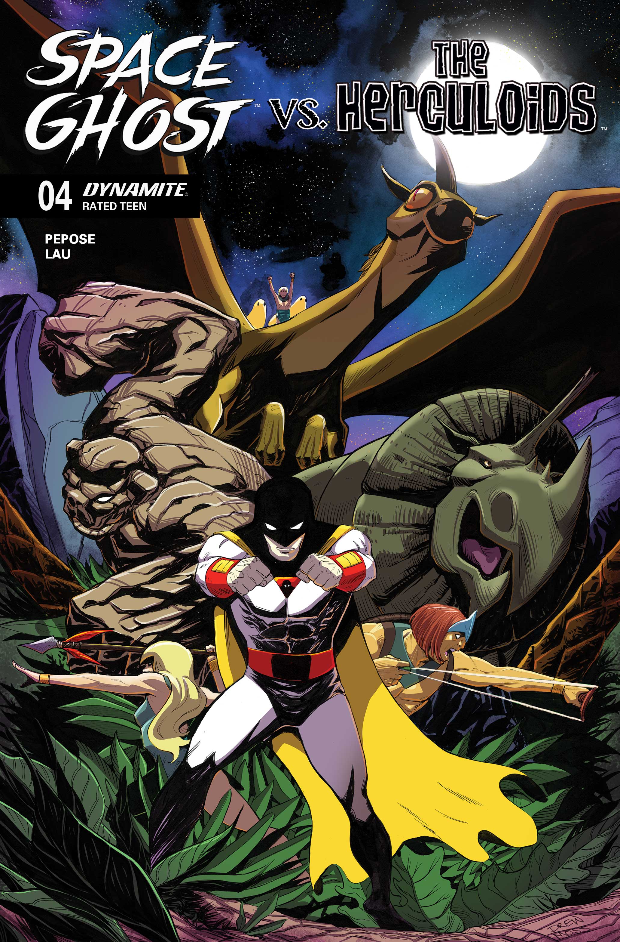 SPACE GHOST VS THE HERCULOIDS #4 CVR B DREW MOSS VAR