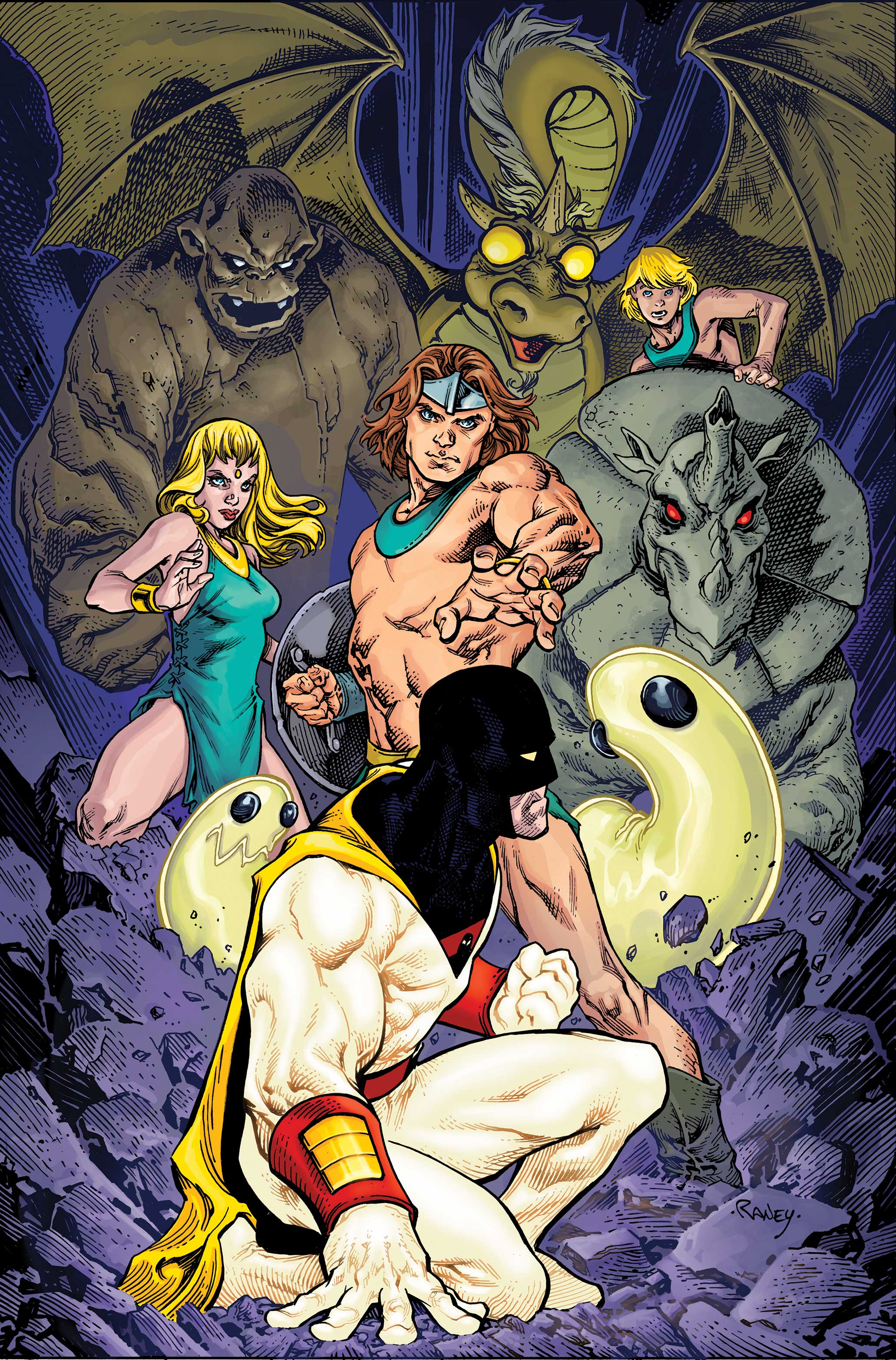 SPACE GHOST VS THE HERCULOIDS #4 CVR F FRANCESCO MATTINA LTD VIRGIN VAR