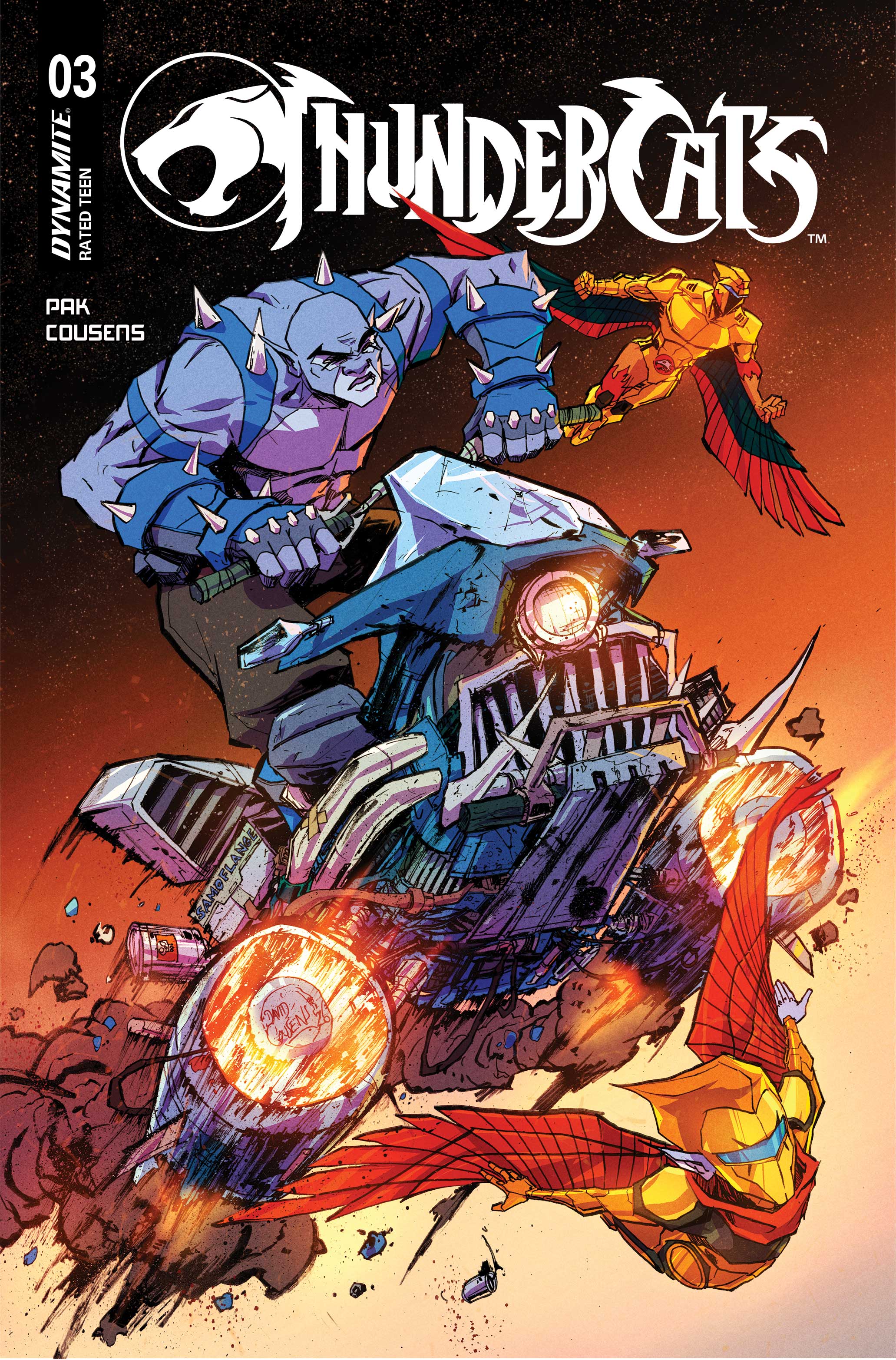 THUNDERCATS (2026) #3 CVR B DAVID COUSENS VAR