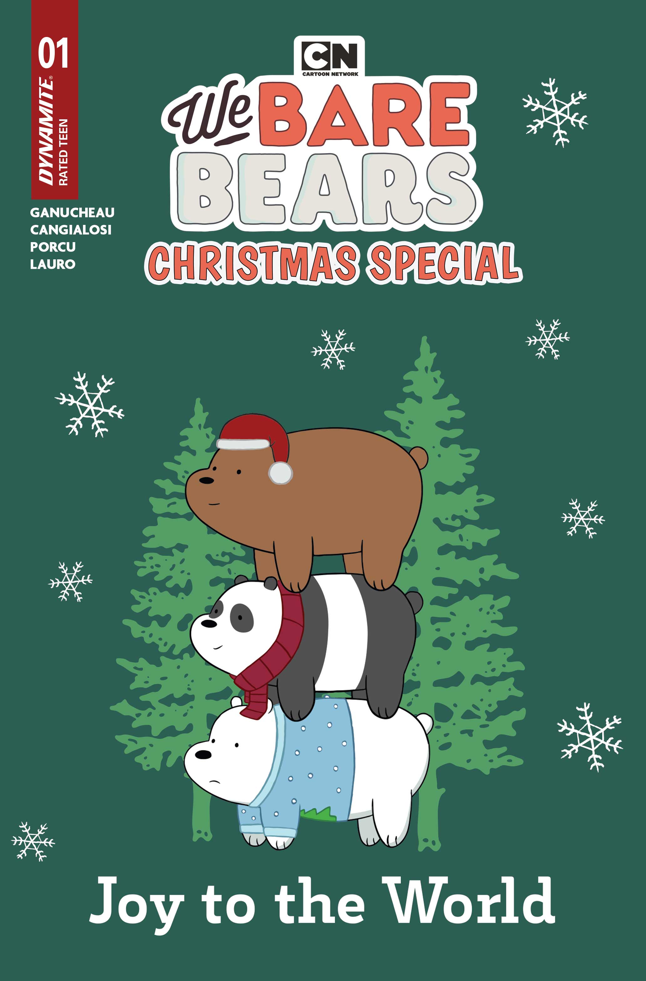 WE BARE BEARS CHRISTMAS SPECIAL #1 (ONE SHOT) CVR D GREETING CARD VAR