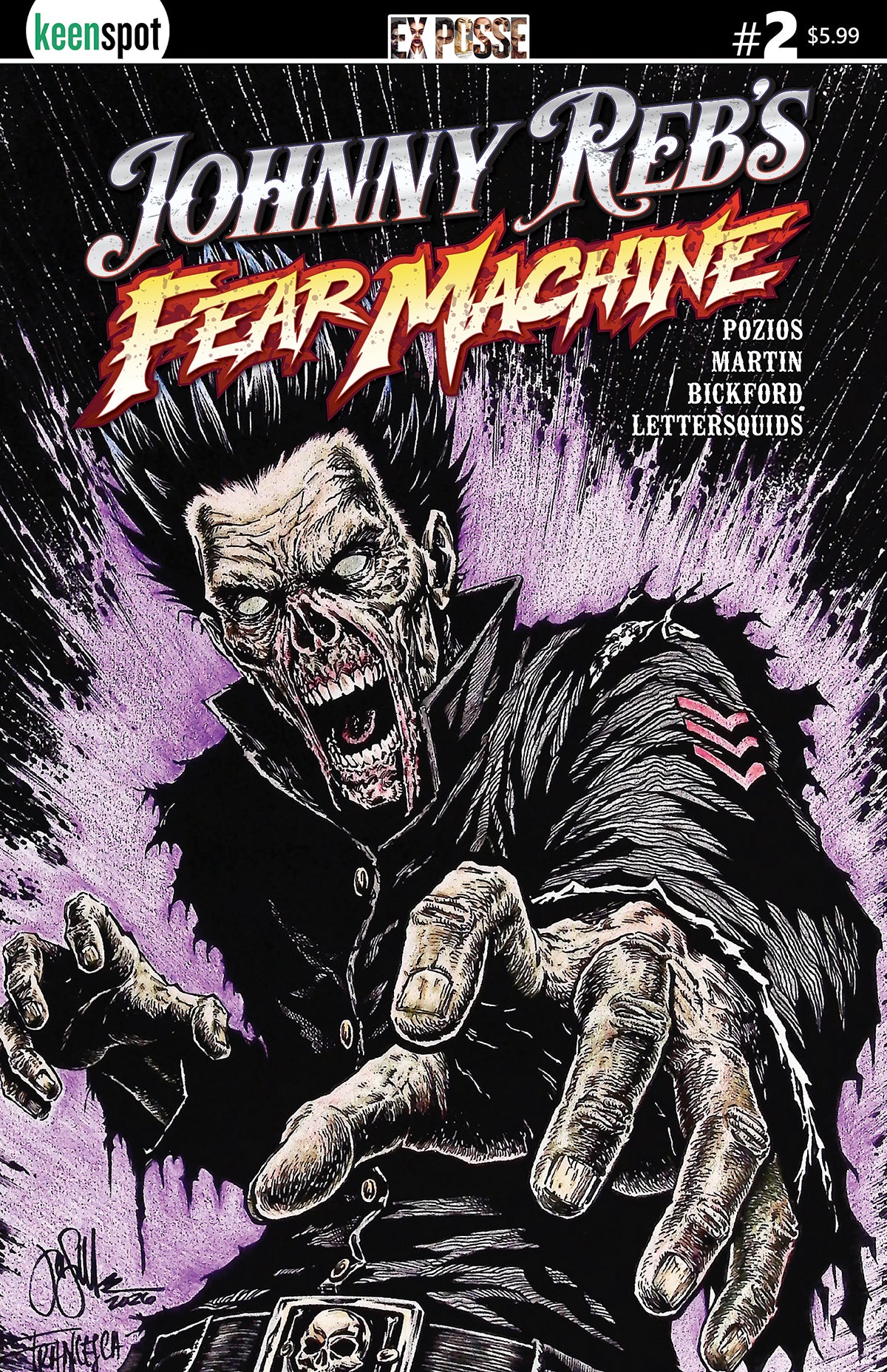 JOHNNY REBS FEAR MACHINE #2 CVR C JASON MOORE VAR