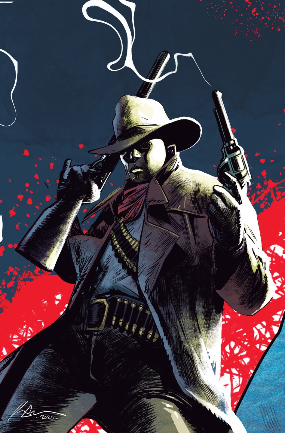 EXQUISITE CORPSES LONE GUNMAN #2 (OF 5) CVR B RAFAEL ALBUQUERQUE VIRGIN VAR