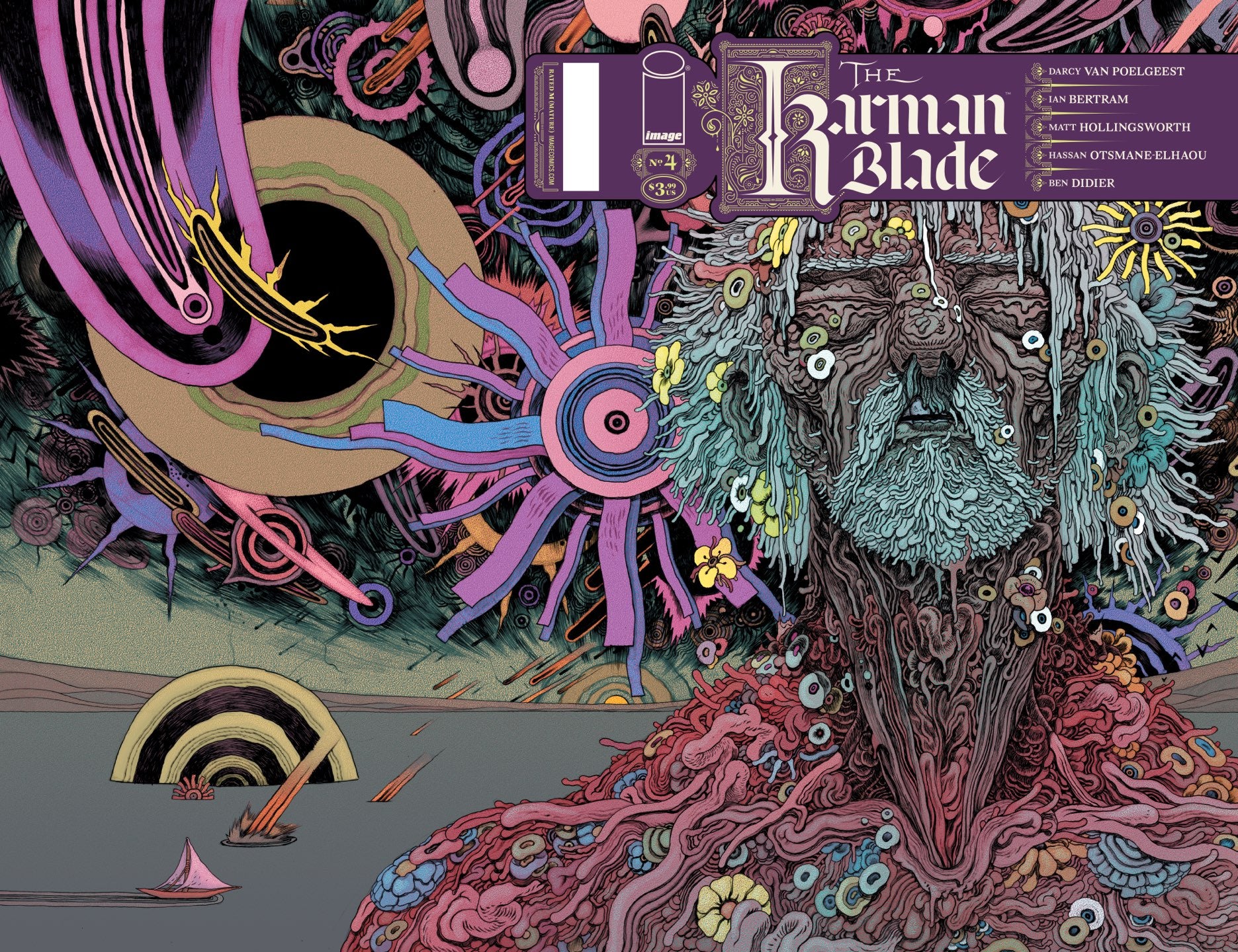 KARMAN BLADE #4 (OF 4) CVR A IAN BERTRAM & MATT HOLLINGSWORTH WRAPAROUND