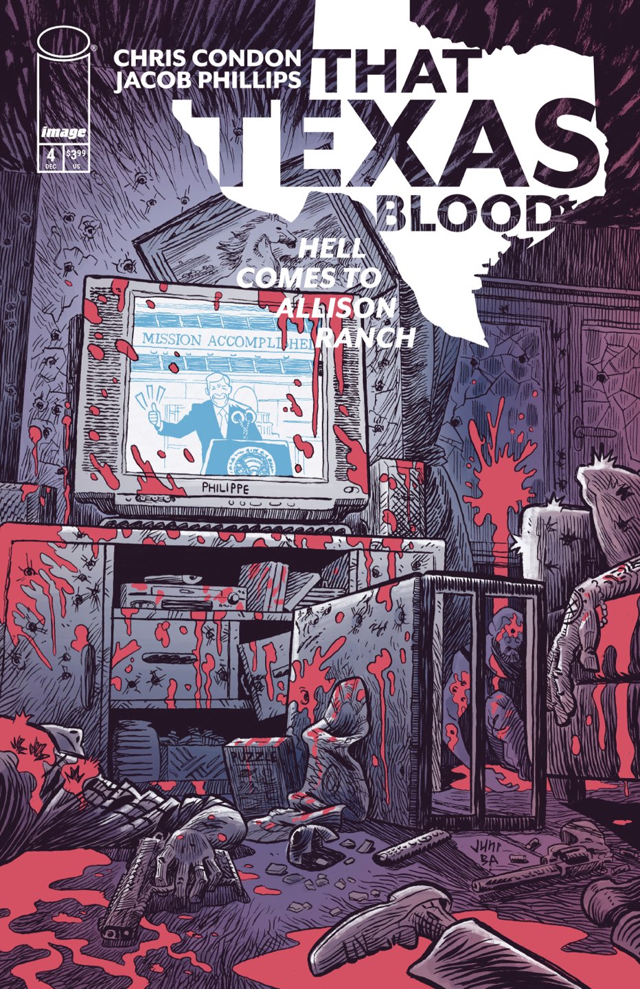 THAT TEXAS BLOOD HELL COMES TO ALLISON RANCH #4 (OF 6) CVR B JUNI BA VAR
