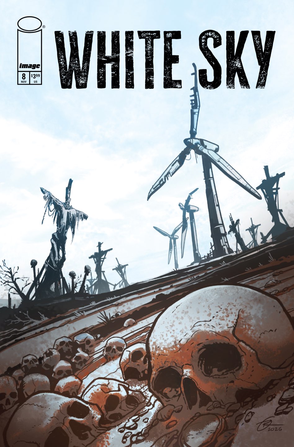 WHITE SKY #8 CVR C RAY LEDERER VAR