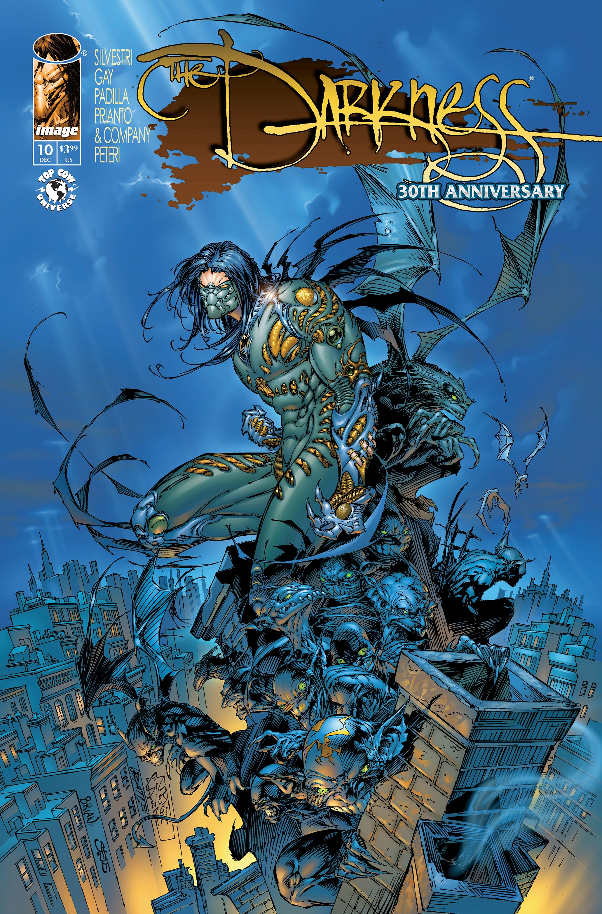DARKNESS (2025) #10 CVR C MARC SILVESTRI & MATT BATT BANNING 30TH ANNIVERSARY VAR