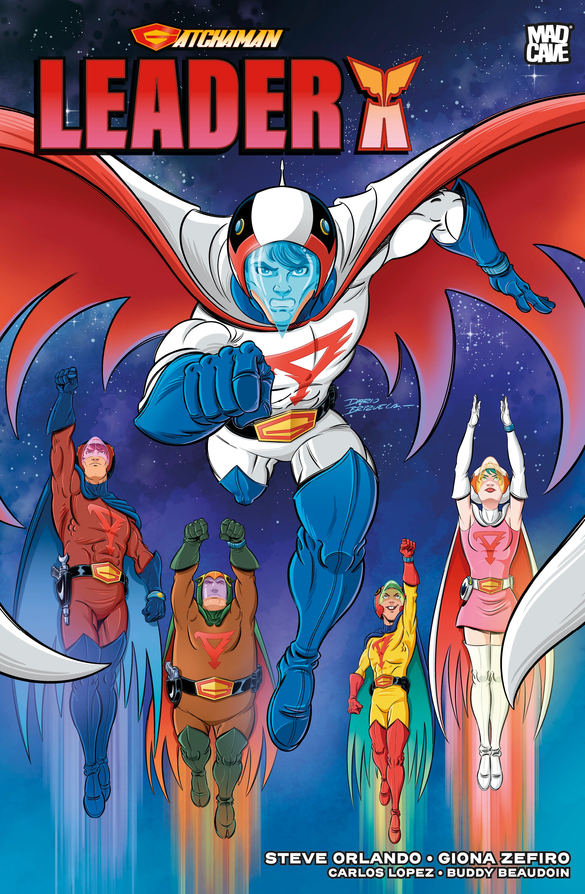 GATCHAMAN LEADER X (ONE-SHOT) CVR B DARIO BRIZUELA VAR