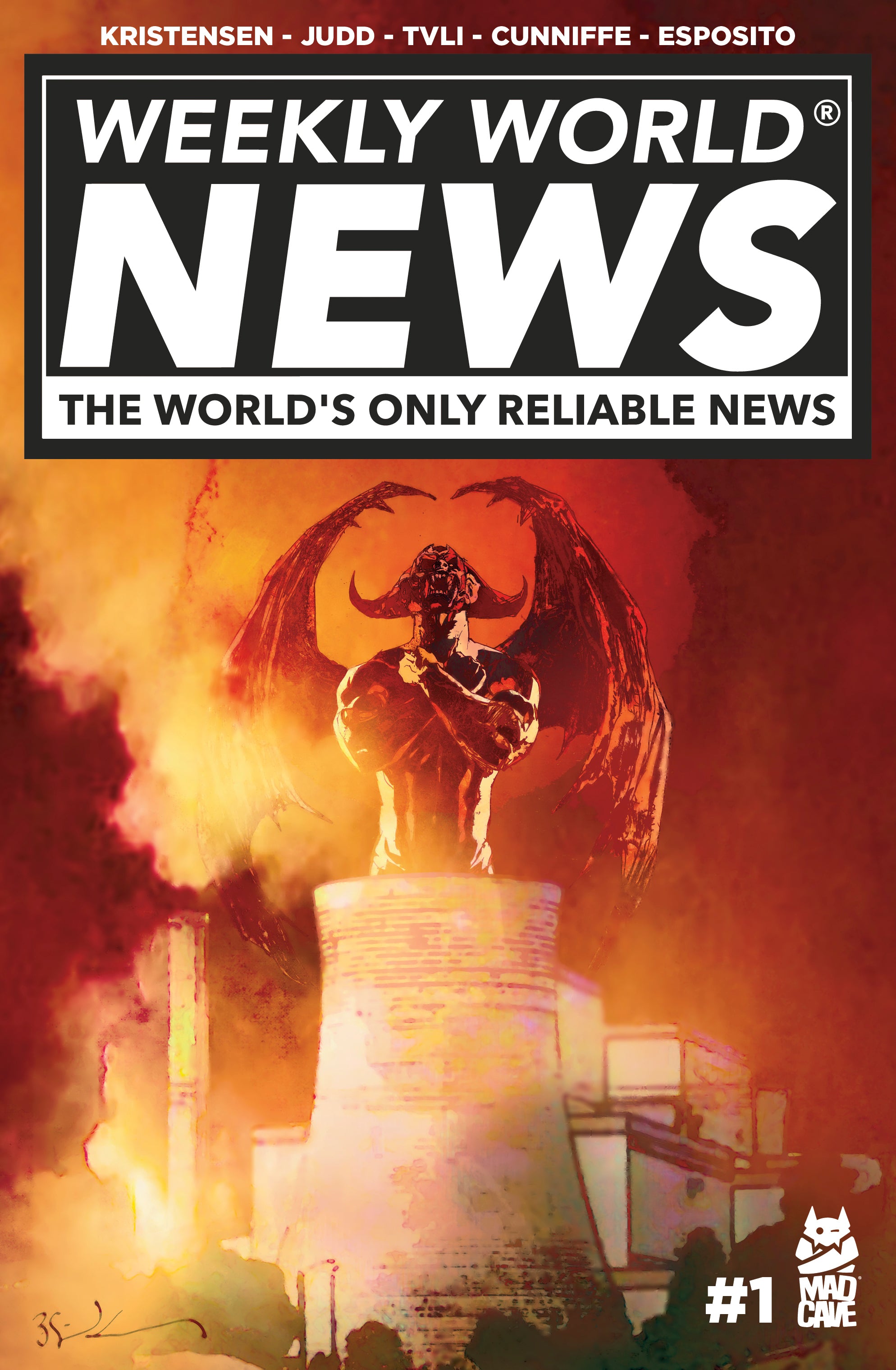 WEEKLY WORLD NEWS #1 (OF 6) CVR F BILL SIENKIEWICZ CARDSTOCK VAR