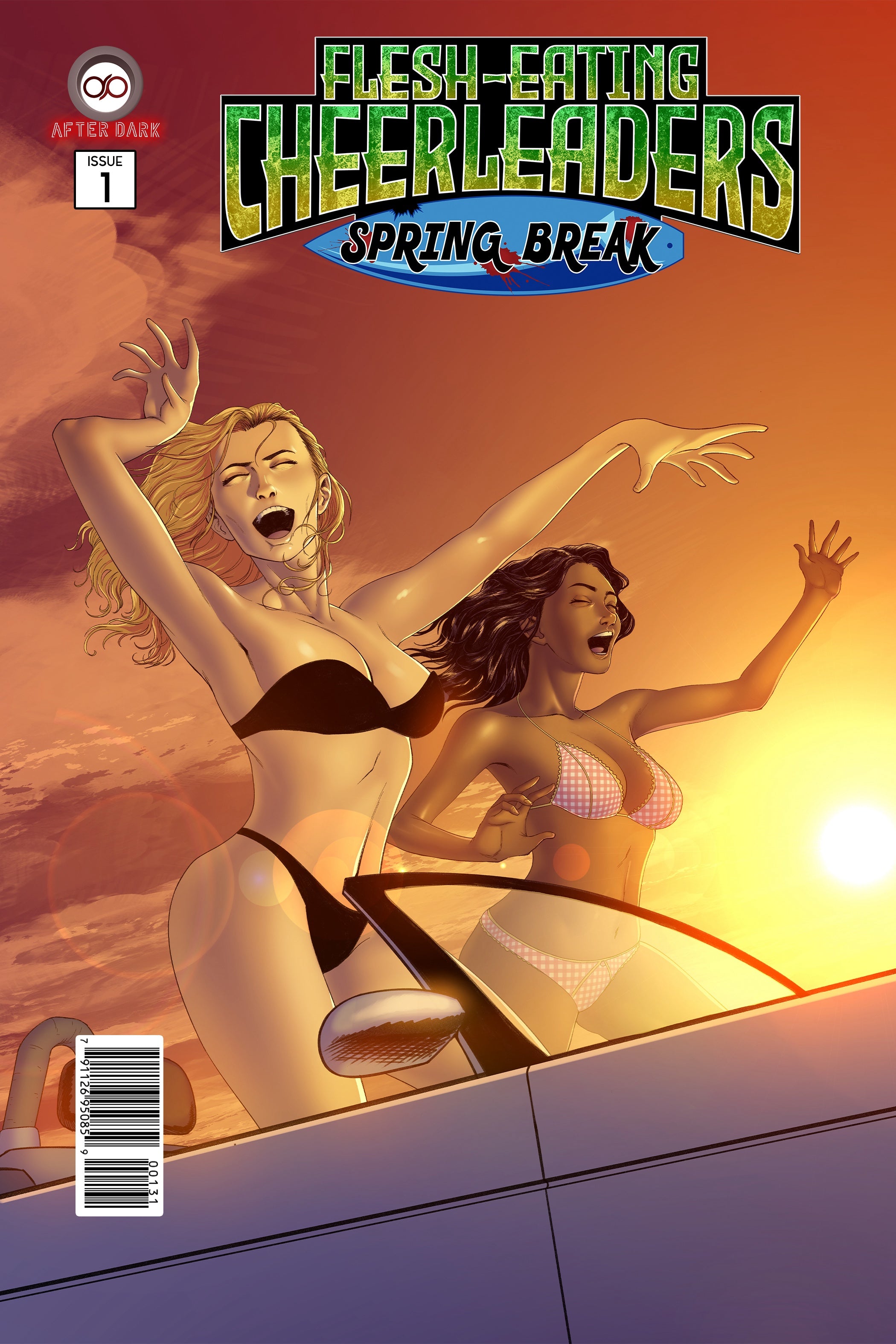 FLESH EATING CHEERLEADERS SPRING BREAK #1 (OF 4) CVR A FELIPE OBANDO