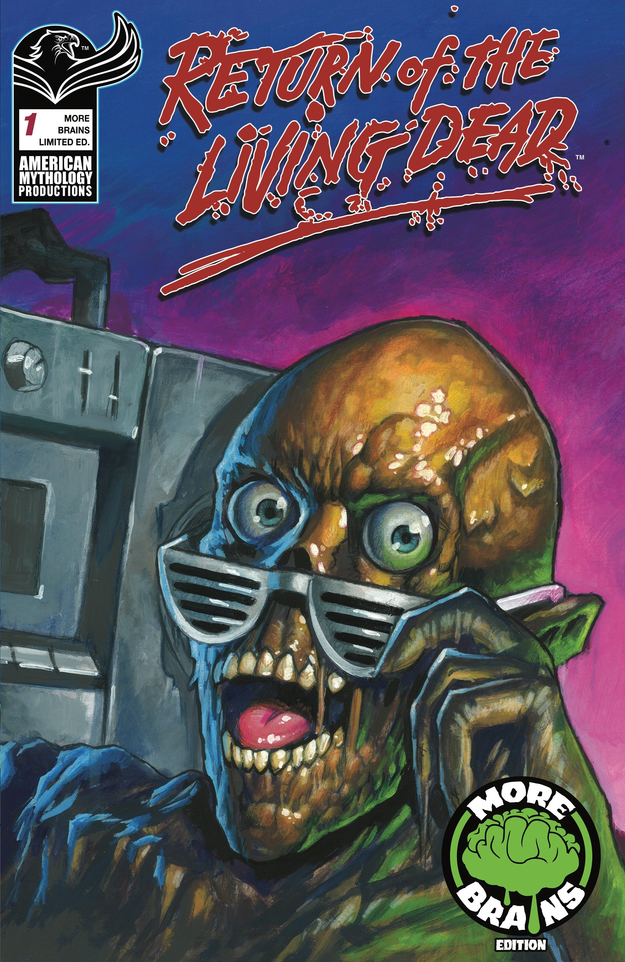 RETURN LIVING DEAD #1 PAUL MAITLAND MORE BRAINS LIMITED EDITION