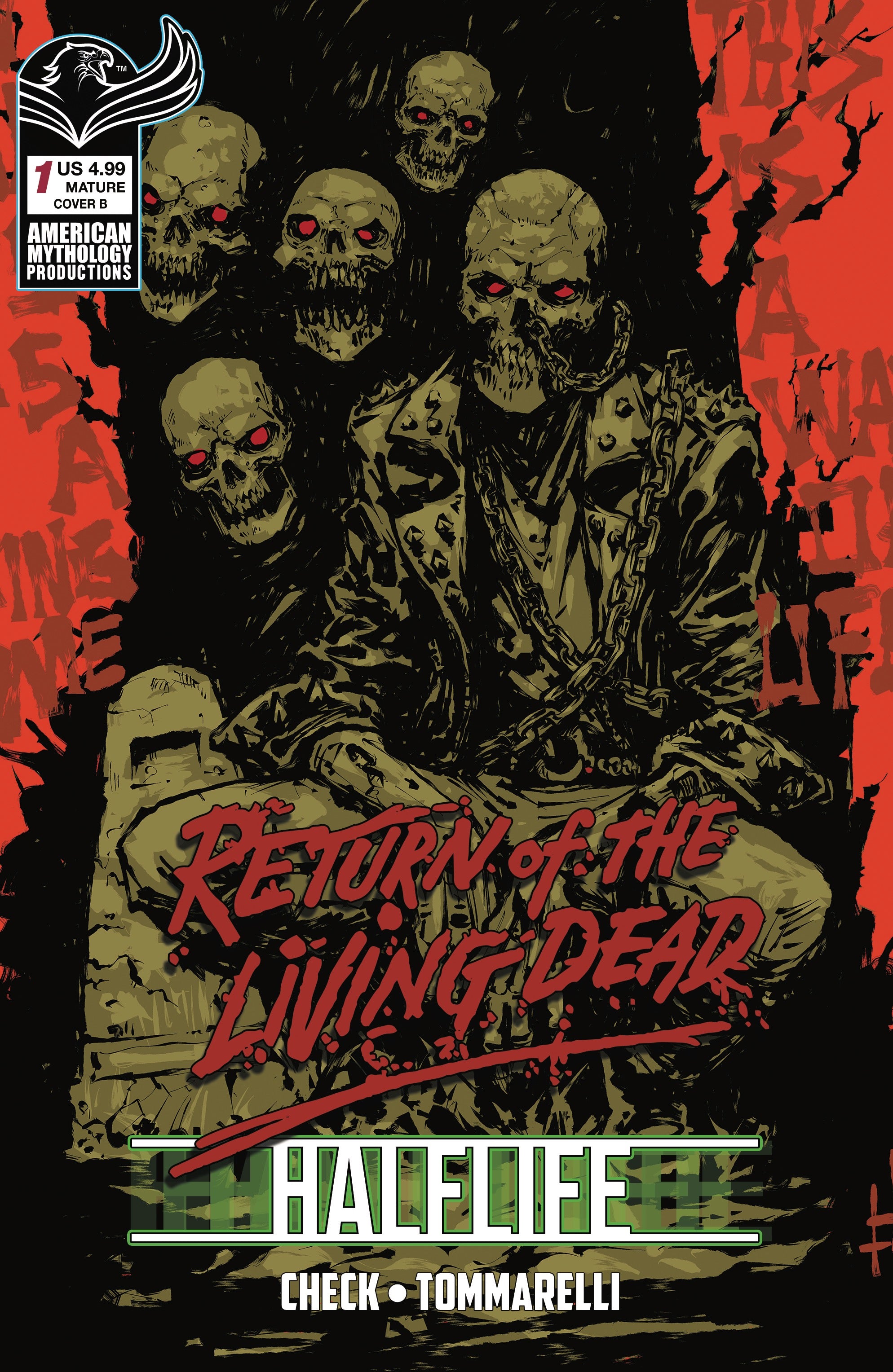 RETURN LIVING DEAD HALFLIFE #1 CVR B GODMACHINE VAR