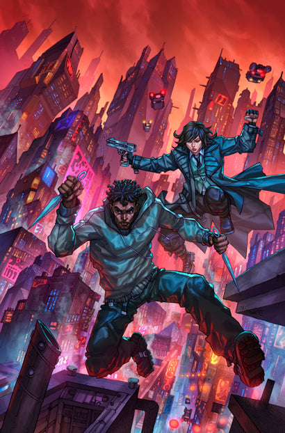 BLADE RUNNER TOKYO NEXUS DIE WITH HONOR #2 (OF 4) CVR E ALAN QUAH VIRGIN CARDSTOCK VAR 