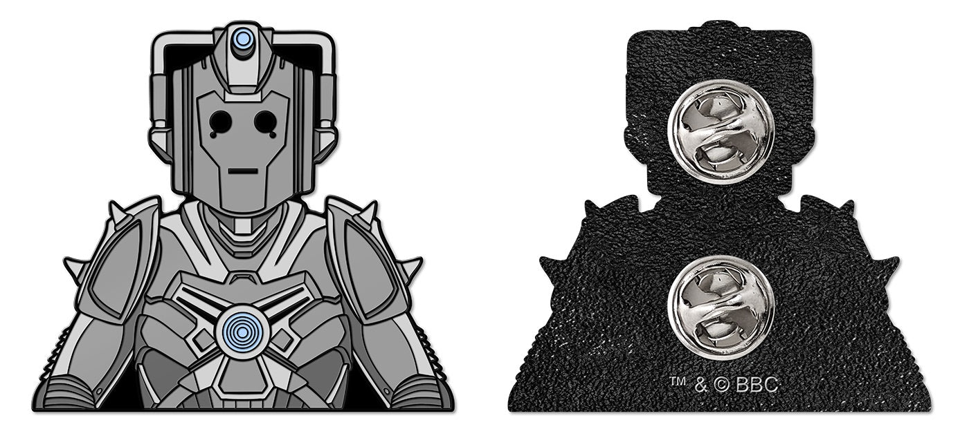 DOCTOR WHO CYBERWARRIOR ENAMEL PIN BADGE