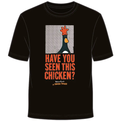 WALLACE & GROMIT FEATHERS WANTED T-SHIRT XXL