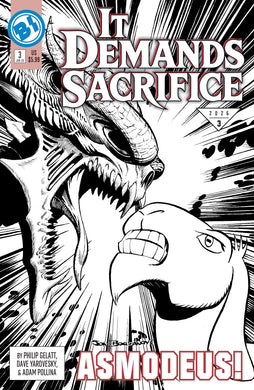 IT DEMANDS SACRIFICE #3 (OF 4) CVR F JON BOGDANOVE HOMAGE VAR
