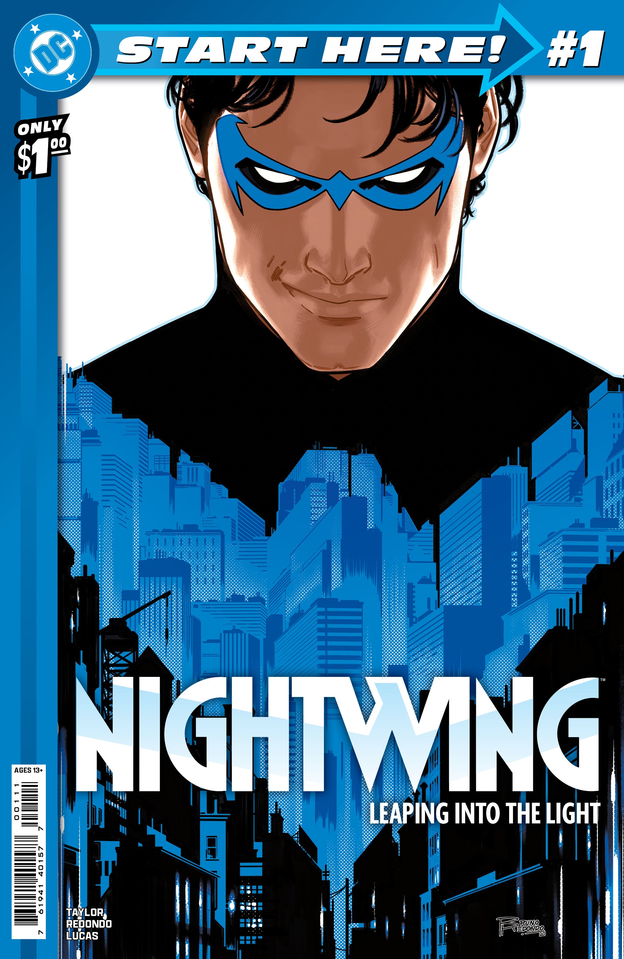 DC START HERE - NIGHTWING LEAPING INTO THE LIGHT #1