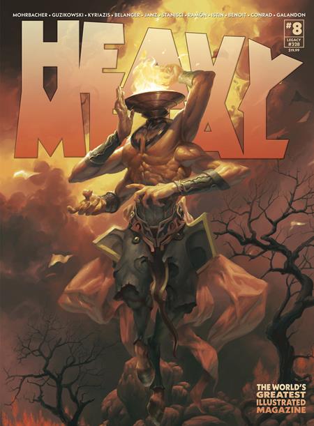 HEAVY METAL MAGAZINE #8 CVR A PETER MOHRBACHER