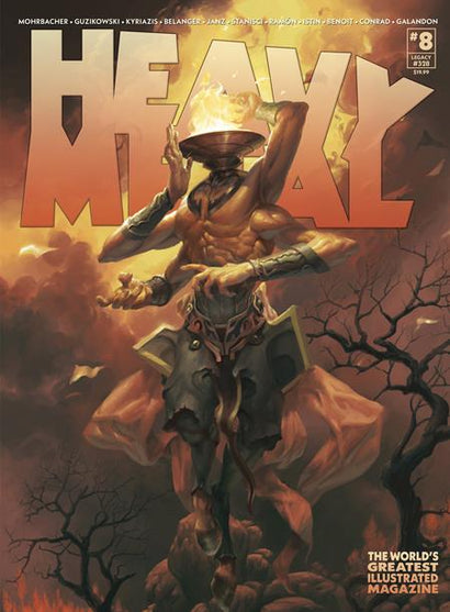 HEAVY METAL MAGAZINE #8 CVR A PETER MOHRBACHER