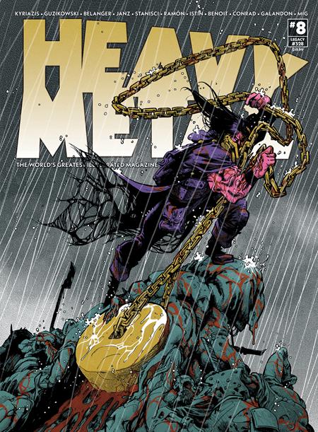HEAVY METAL MAGAZINE #8 CVR B ILIAS KYRIAZIS VAR