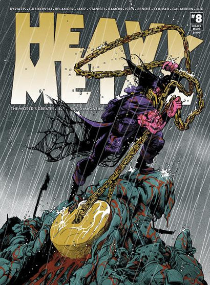 HEAVY METAL MAGAZINE #8 CVR B ILIAS KYRIAZIS VAR