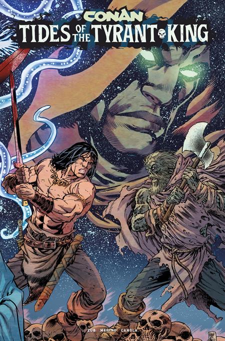 CONAN THE BARBARIAN TIDES OF THE TYRANT KING #4 (OF 4) CVR B JESUS MERINO VAR