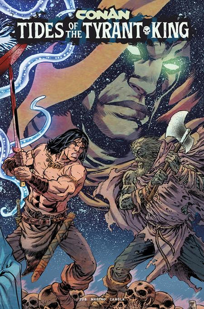 CONAN THE BARBARIAN TIDES OF THE TYRANT KING #4 (OF 4) CVR B JESUS MERINO VAR