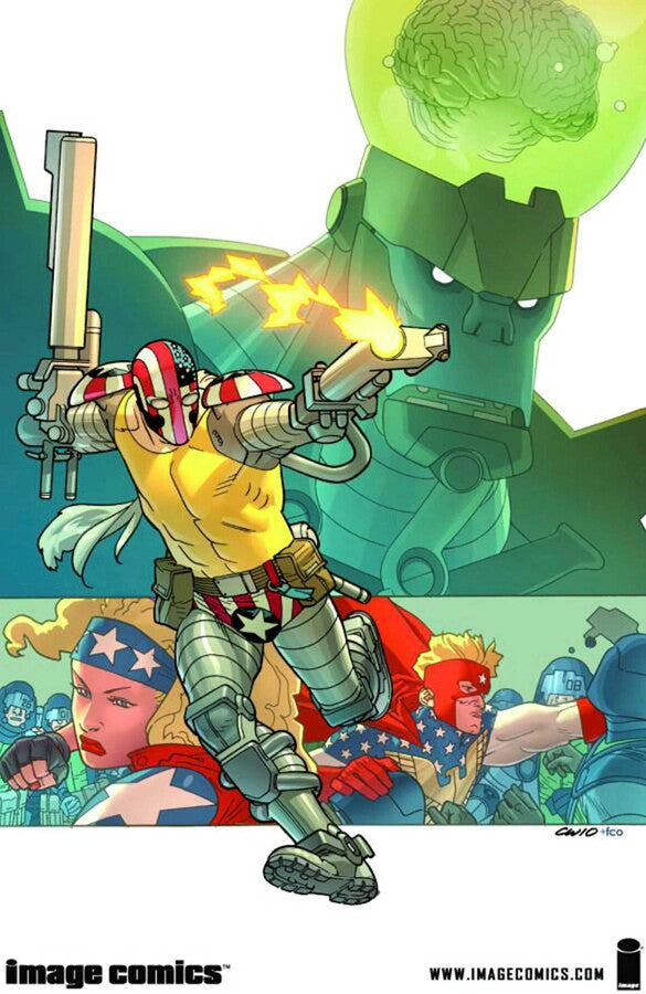 SUPERPATRIOT AMERICAS FIGHTING FORCE TRADE PAPERBACK