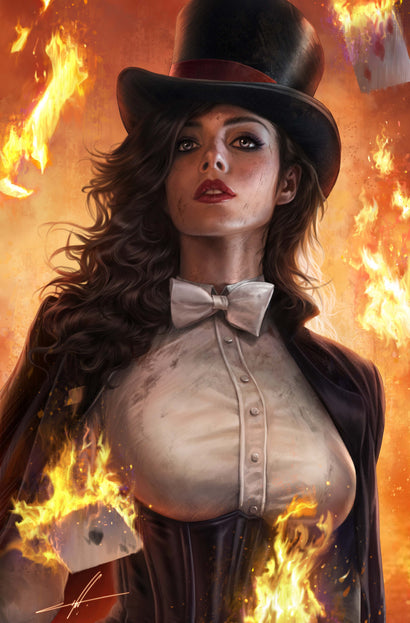 DC K.O. #3 COVER D CARLA COHEN CARD STOCK VARIANT