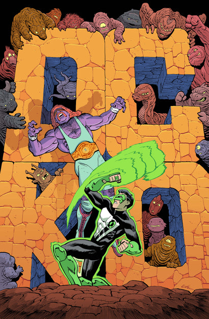 DC K.O. GREEN LANTERN GALACTIC SLAM #1 (ONE SHOT) COVER C ETHAN YOUNG CARD STOCK VARIANT