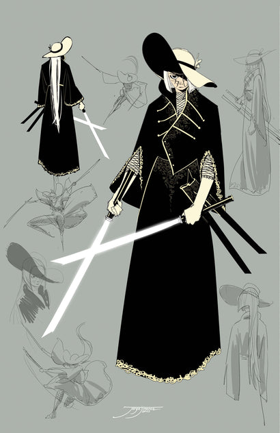 BATMAN #5 COVER G JORGE JIMENEZ LADY DEATH MAN DESIGN CARD STOCK VARIANT