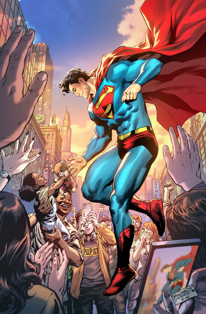 SUPERMAN UNLIMITED #9 COVER D CARLO PAGULAYAN & JASON PAZ CARD STOCK VARIANT