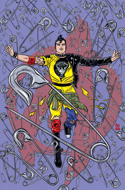 SUPERMAN UNLIMITED #9 COVER F MICHAEL ALLRED PUNK ROCK CARD STOCK VARIANT