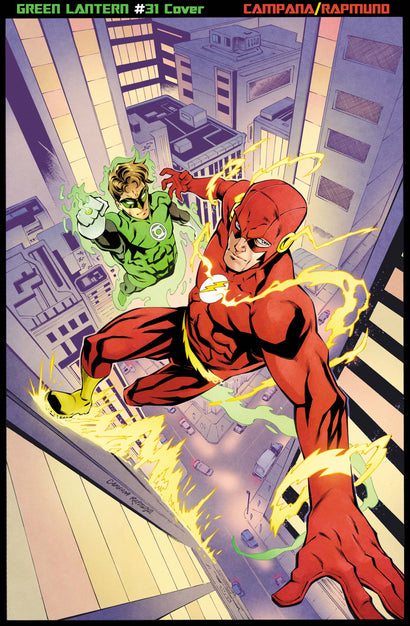 GREEN LANTERN #31 COVER D CHRIS CAMPANA & NORM RAPMUND CARD STOCK VARIANT