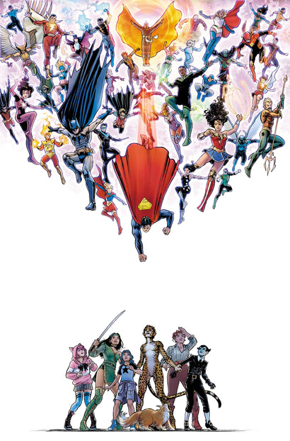 CHEETAH AND CHESHIRE ROB THE JUSTICE LEAGUE #6 COVER A NICOLA SCOTT