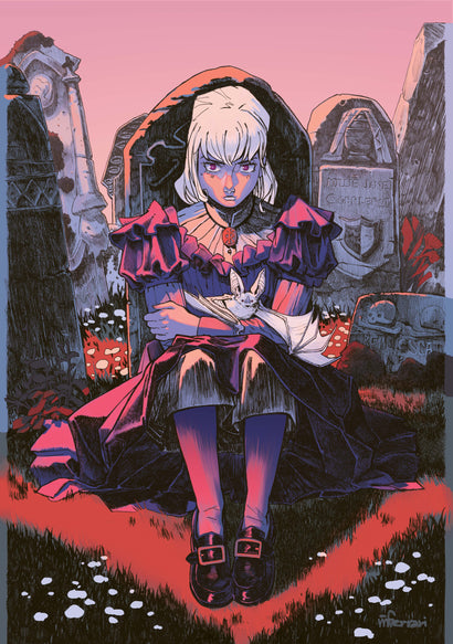 GOTHAM ACADEMY FIRST YEAR #4 COVER B MARCO FERRARI CARD STOCK VARIANT