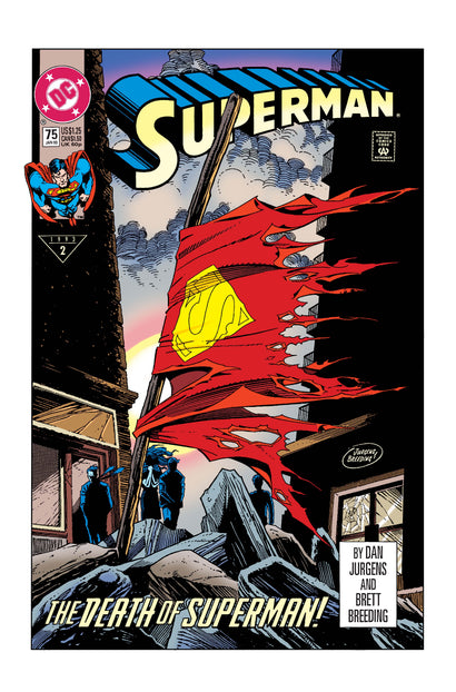 SUPERMAN #75 FACSIMILE EDITION COVER A DAN JURGENS