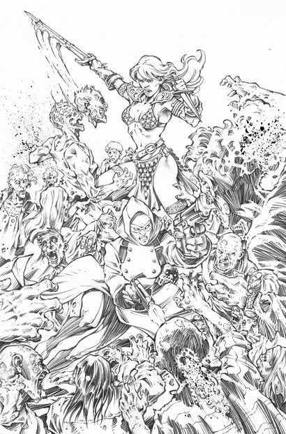 DIENAMITE BLOOD RED #4 COVER D WILL ROBSON VARIANT