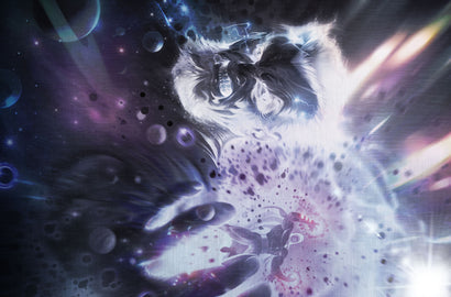 SPACE GHOST #7 COVER E FRANCESCO MATTINA METAL VIRGIN COVER VARIANT