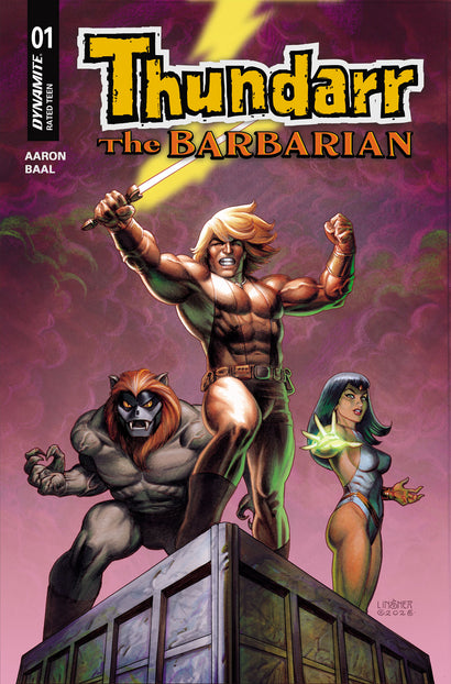 THUNDARR THE BARBARIAN #1 COVER D JOSEPH MICHAEL LINSNER VARIANT