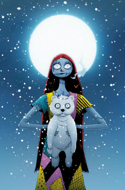 TIM BURTONS THE NIGHTMARE BEFORE CHRISTMAS THE SHIVER OF CHRISTMAS TOWN #1 COVER F JAE LEE METAL VIRGIN COVER VARIANT