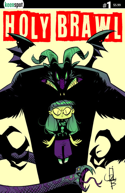 HOLY BRAWL #1 COVER A ATHILA FABBIO YELLOW