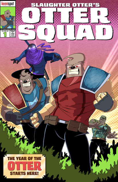 OTTER SQUAD #1 COVER A MATT RODGERS YEAR OF THE OTTER