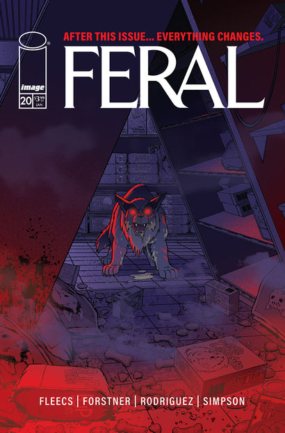 FERAL #20 COVER A TONY FLEECS & TRISH FORSTNER