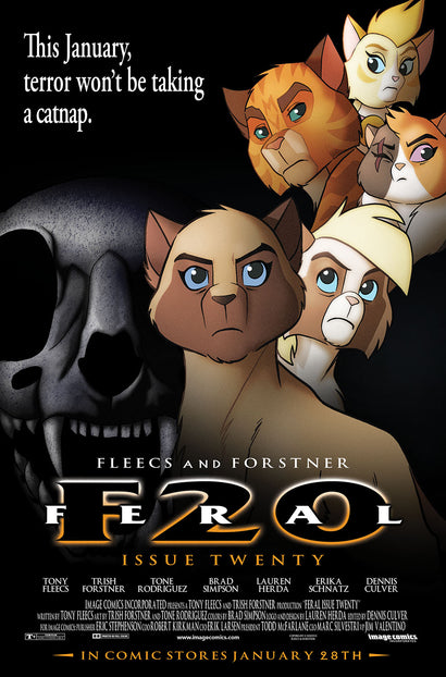 FERAL #20 COVER B TRISH FORSTNER & ALLEN PASSALAQUA VARIANT