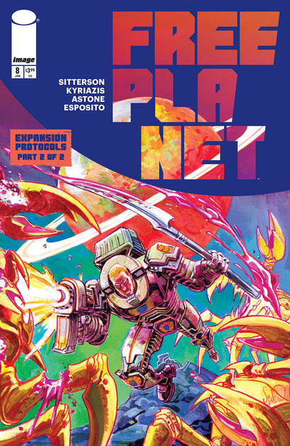 FREE PLANET #8 COVER A JED DOUGHERTY