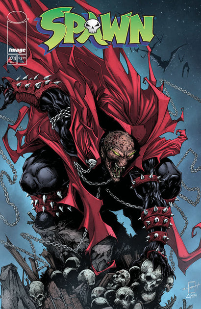 SPAWN #374 COVER B JONATHAN URIBE VARIANT